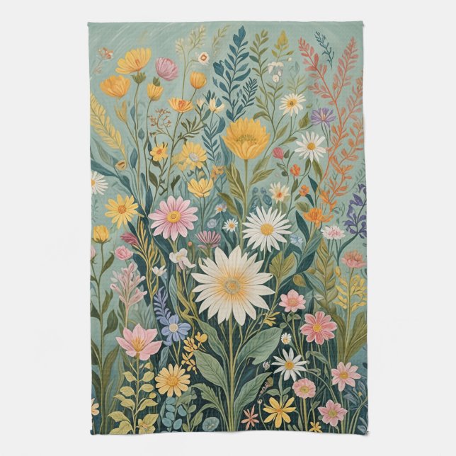 Garden Medley Kökshandduk (Vertikal)