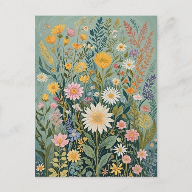 Garden Medley Vykort (Framsida)