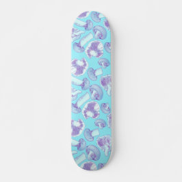 Garden Mushrum blue Mini Skateboard Bräda 18,5 Cm