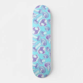 Garden Mushrum blue Mini Skateboard Bräda 18,5 Cm