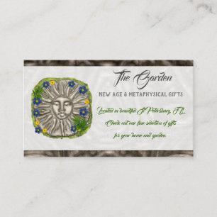 Garden New Age Folk SHOP SMALL Business Visitkort
