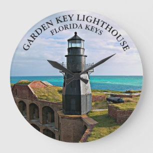 Garden Nyckel fyr, Tortugas Florida Clock Stor Klocka