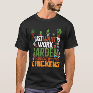 Garden och Chickens t Shirt
