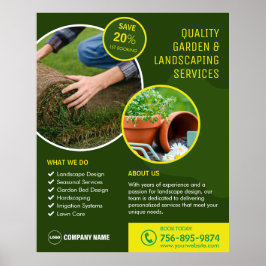 Garden- och landskapstjänster poster