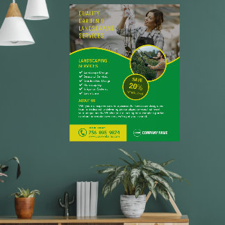 Garden- och landskapstjänster poster