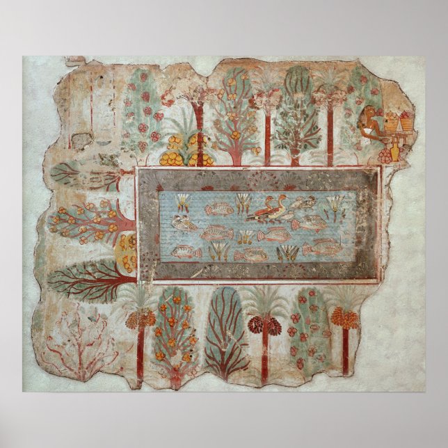 Garden of a private estate with an ornamental poster (Framsidan)