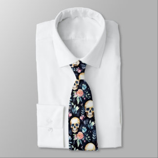Garden of Bones Business Neck Tie Döskallars and R Slips
