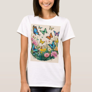 Garden of Butterflies T Shirt