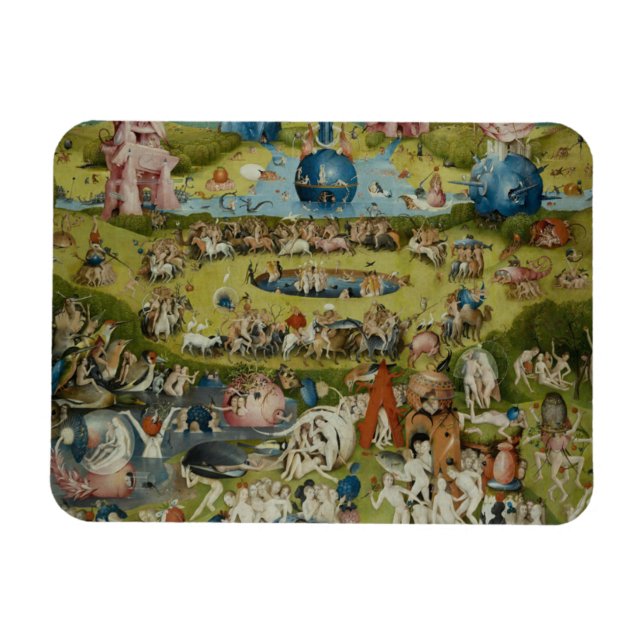 Garden of Earths Delight, 1490-1500 Magnet (Horisontell)