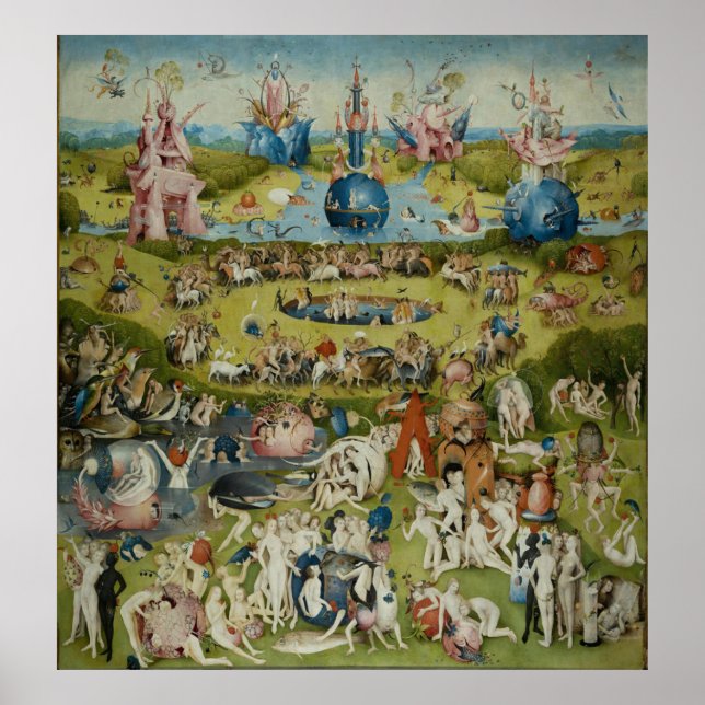 Garden of Earths Delight, 1490-1500 Poster (Framsidan)