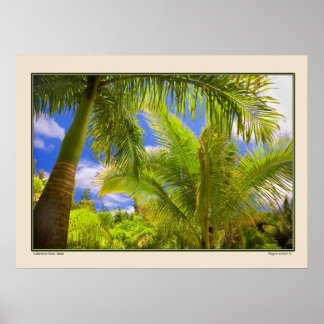Garden of Eden - Handflatan - Maui Hawaii Poster
