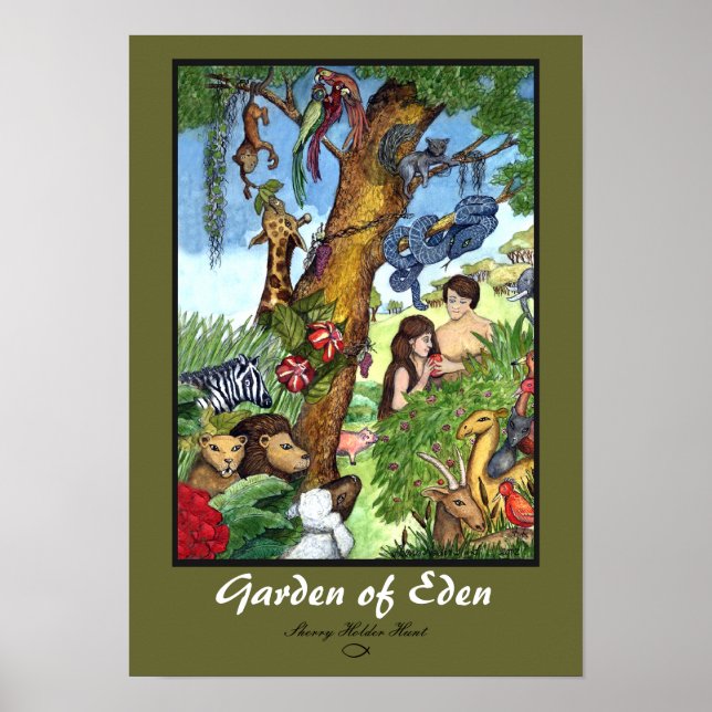 Garden of Eden Print Poster (Framsidan)