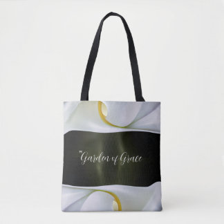Garden of Grace Calla Lily Tote Tygkasse
