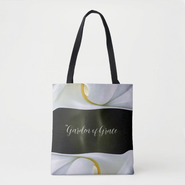Garden of Grace Calla Lily Tote Tygkasse (Framsida)