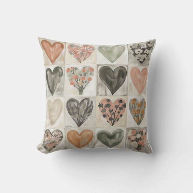 Garden of Hearts Kudde (Framsida)