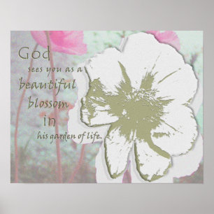 "Garden of Life" digitala kollage Poster