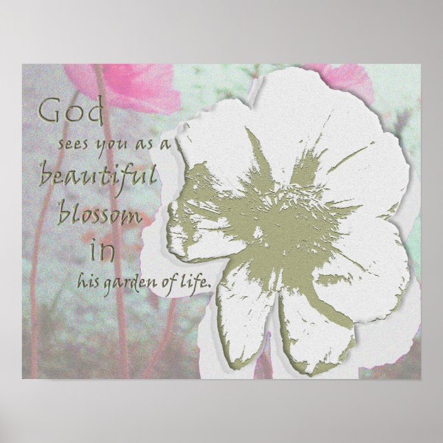 "Garden of Life" digitala kollage Poster (Framsidan)