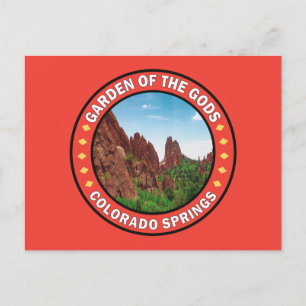 Garden of the Gods Colorado Springs Märke Vykort
