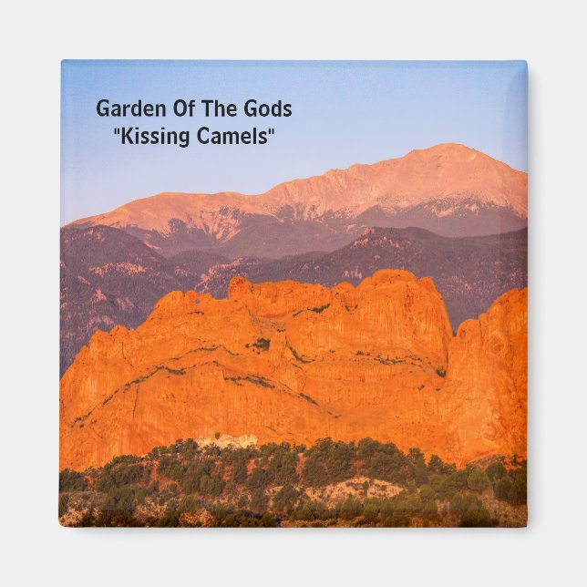 Garden of the Gods ’Kissing Camels’ Beauty Magnet (Framsidan)