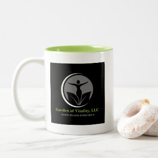 Garden of Vitality, LLC Namnteckning Mugg - Blk/Wh