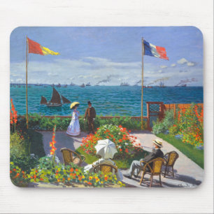 Garden på Saint-Adresse-målning av Claude Monet Musmatta