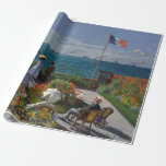 Garden på Sainte Adresse av Monet Wrapping Papper Presentpapper<br><div class="desc">Claude Monet - firande i konstens befälhavare</div>
