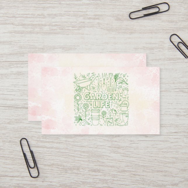 Garden Pack Visitkort (Fram/Back In Situ)