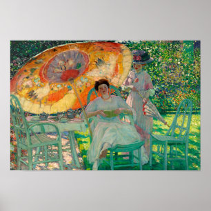 Garden Parasol Poster