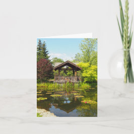 Garden Park Reflection Foleting Card Kort