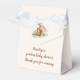 Garden Party Baby Shower Vintage Child med namn Presentaskar