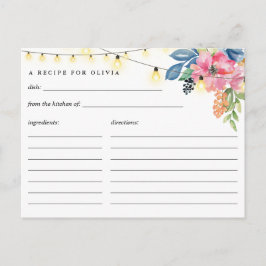 Garden Party, Blommor och Ljus Vykort