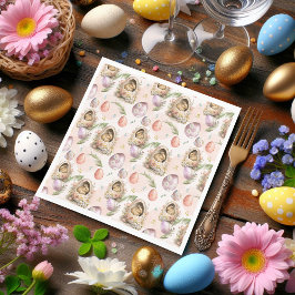 Garden Party Bunny Firande Rosa Pappersservett