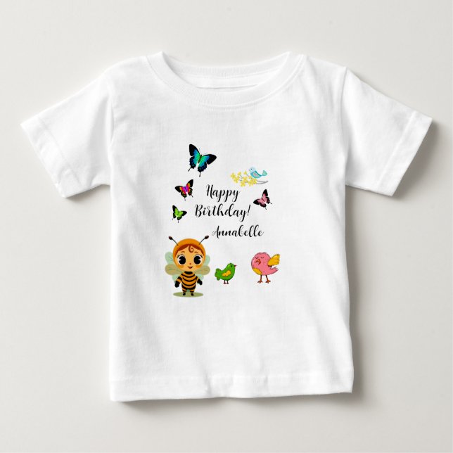 Garden Party Children Firande T Shirt (Framsida)