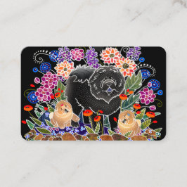 GARDEN PARTY chow affärskort - ANPASSA IT Visitkort