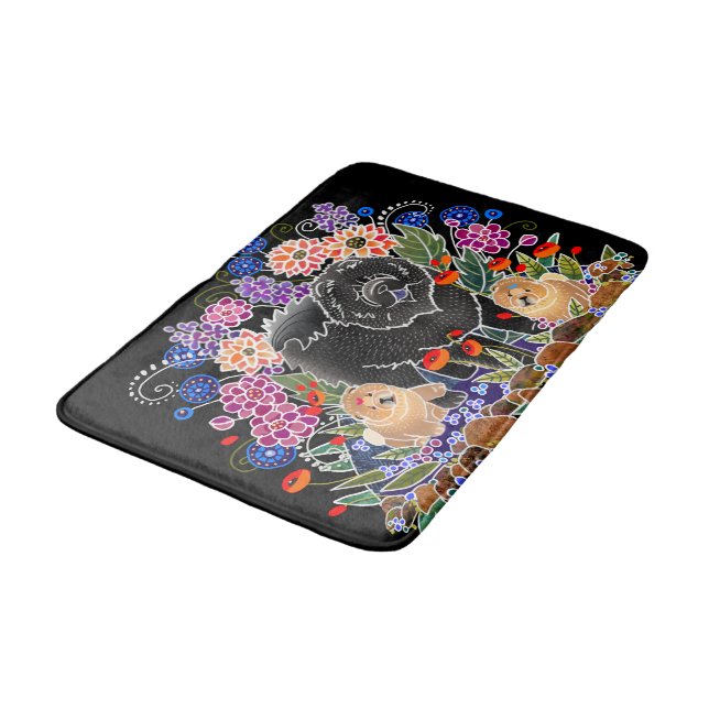 GARDEN PARTY CHOW - Låda eller Bath Mat Badrumsmatta (Vinklad)