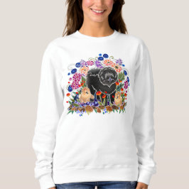 GARDEN PARTY CHOW Sweatshirt -best on mörk/white T Shirt