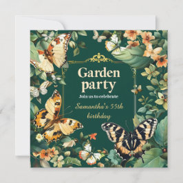 Garden party fyller inbjudan