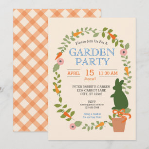 Garden Party-inbjudan Inbjudningar