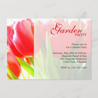 Garden Party-inbjudan Inbjudningar