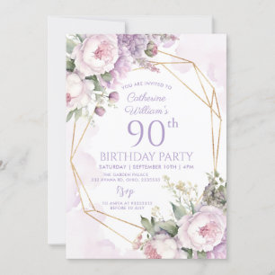 Garden Party Inbjudan vid 80:e födelsedagen