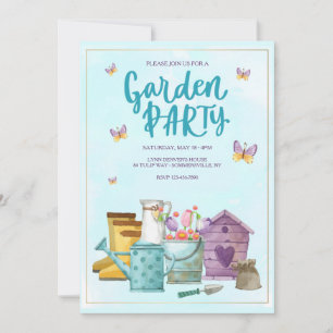 Garden Party Inbjudningar