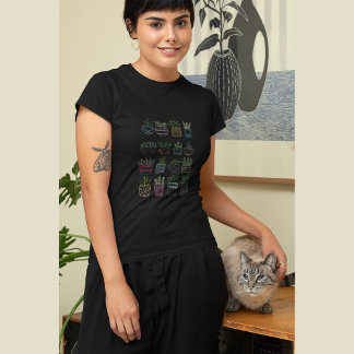 Garden Party med Pots and Flowers T Shirt