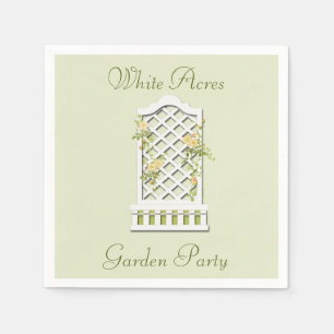 Garden Party Soiree Papper Napkins Pappersservett