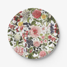 Garden Party Vintage Blommigt Grönt  Thumb Birthda
