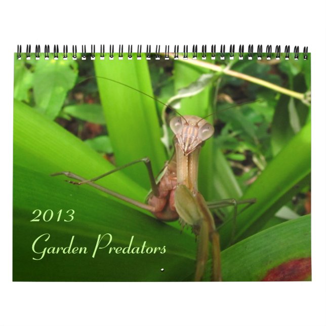 Garden Predators 2013 Kalender (Omslag)