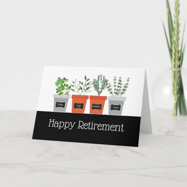 Garden Quote Aldrig i det gamla Pension Humor Kort (Framsida)