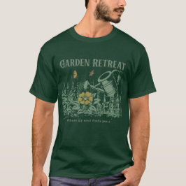 Garden Retreat - där min själ hittar fred T Shirt