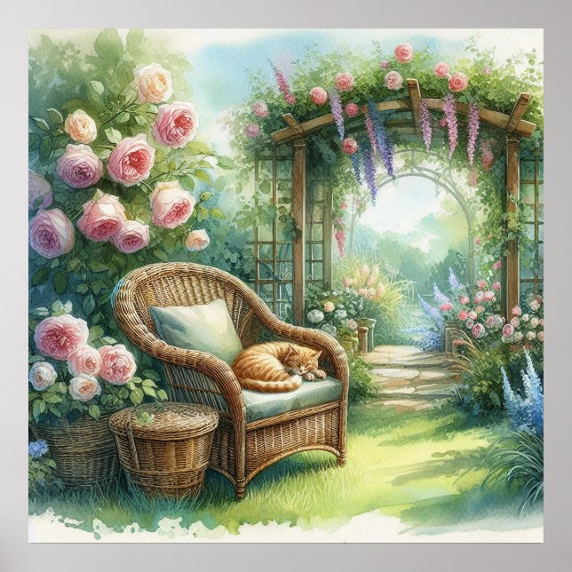 Garden Retreat liggande 1 Poster (Framsidan)