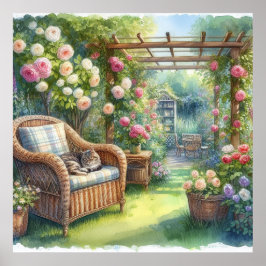 Garden Retreat liggande 3 Poster