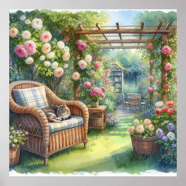 Garden Retreat liggande 3 Poster (Framsidan)